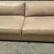 Restoration Hardware Maxwell 9FT Leather sofa beig