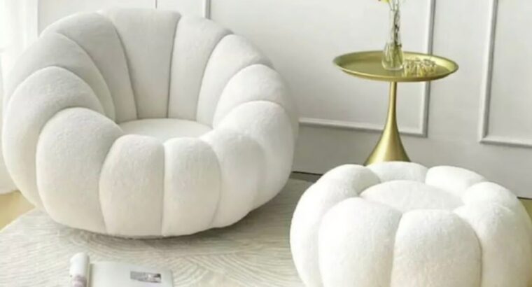 Pumpkin Lounge Sofa Chair Accent Swivel Chair