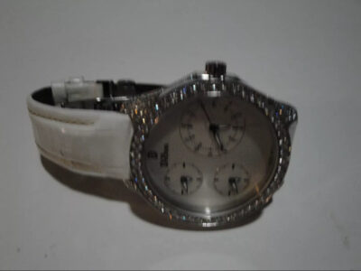 DiBur Stainless Steel Diamond Watch