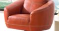 Lucy Swivel Chair – Orange
