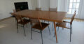 Paul McCobb Mid-Century Dining Table and set of 6