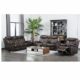 NEW Luxury 3PC Sofa Loveseat Chair Brown Leather