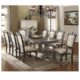 NEW Modern Gray Formal 72″-108″ Extendable Dining