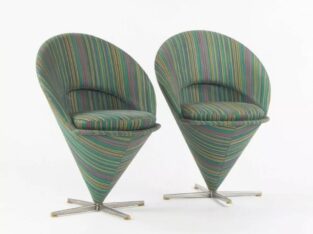 1960s Pair of Verner Panton Cone Chairs