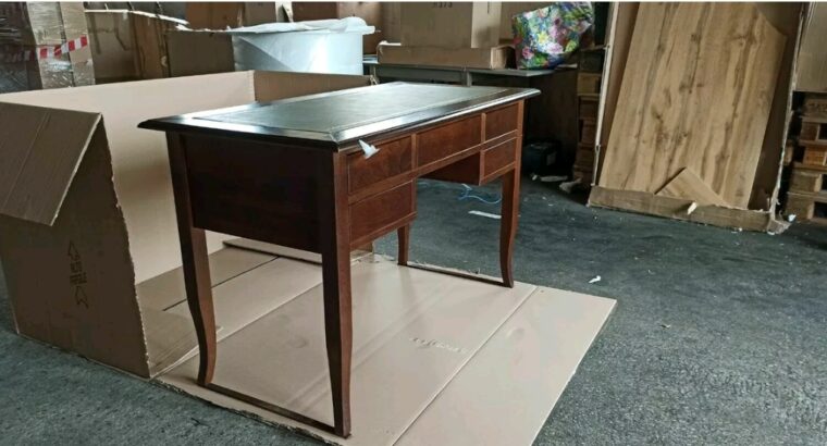 Secretary Desk 1135 with Insert Leather Finished