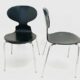 2x Arne Jacobsen By Fritz Hansen Black Ant Chair 3