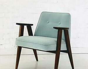 Vintage Midcentury 366 Armchair by Jozef Chierowsk
