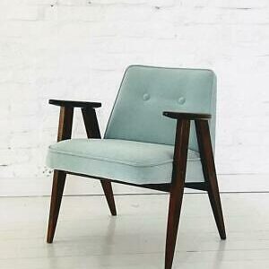 Vintage Midcentury 366 Armchair by Jozef Chierowsk