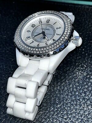 Chanel J12 WDiamond Ladies Watch – White