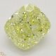 2.02 ct, Natural Fancy Yellow Even Color, VS1, Cus