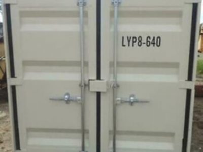 8′ Office Container Door and Window Home Jobsite Con