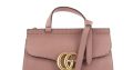 Gucci GG Marmont Top Handle Bag Leather Small Pink